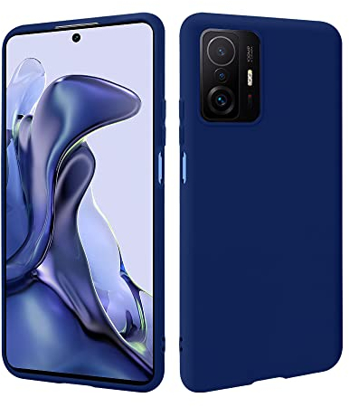 HSP Hülle für Xiaomi 11T 5G / 11T Pro 5G [Staubabweisend] Handyhülle | Premium TPU Silikon Case Schutzhülle | Kratzfest Stoßfest Fallschutz | Kameraschutz Displayschutz | Passgenau Dünn | Blau