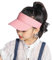 Girls Sun Visor Girls Age 6-10, Kids Beach Visor Summer UV Protection Sport Cap (as8, Age, 6_Years, 10_Years, Pink, 54cm/Fit for 6-10 Years Old)