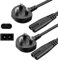 2pcs 10A AC Power Cord 4ft for Sony PS3 Slim / PS4 Slim / PS5, Xbox Series S/X, Xbox One S/X Game Console Supply Cable Replacement (2Pin AC Wall Power Cord)