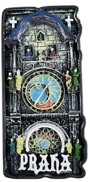 Prag Tschechische Republik Kühlschrank Magnet Reise Souvenir Kühlschrank Dekoration Magnetaufkleber Handbemalt Bastelkollektion
