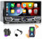CAMECHO Autoradio Doppel Din mit Carplay Wireless Android Auto,6.86 Zoll Auto Radio Touch Display mit Bluetooth Freisprecheinrichtung FM Mirror Link SWC,Unterstützt AUX/FM/USB