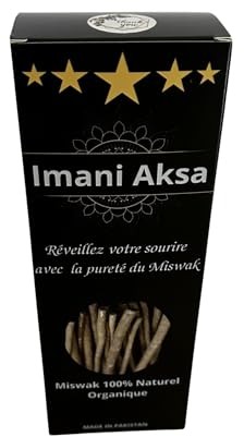 7 Siwak Zahnbürsten und 2 Gratis Boxen - Natürliches Zahnbürstenholz für strahlend weiße Zähne - 100% natürlich & 0% Kunststoff/Vegan - ideal für Ramadan