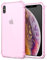 Svanove Designed for iPhone Xs Case Clear, Transparent Protective Jelly Silicone Case for Women Girl Cute, Soft Flexible TPU Bumper, Thin Slim Fit, Non Yellowing, Clear Pink