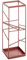 HAKU Möbel Schirmständer, rot, Metall - Maße: B 17 x H 49 x T 17 cm, Style: Modern