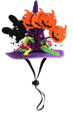 Kixolazr Halloween-Hundemütze | Hunde-Bandana-Kostüm für Halloween-Par | Weiches Halloween- -Kostümzubehör zum Verkleiden von Hunden und Katzen, kleines Haustier-Katzengeschenk für