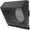 Vent Systems Cubierta de ventilación de escape de 6 pulgadas con junta de goma, acero galvanizado negro grafito, caja de escape de aire exterior resistente a la intemperie, montaje en conducto o