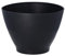 HELPMATE Gipsbecher – konische Form in schwarz – flexibler Weichkunststoff – ⌀125x95 mm ideal zum Anrühren von Gipsmasse