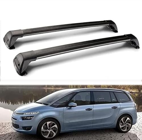 Car Roof Racks for Citroen C4 Grand Picasso 2014-2024, Automotive Luggage Rack Cross Bars Bike Rack Railing Rack Exterior Travel Accessories