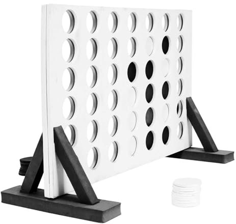 MISTER GADGET, EA10095, Exterieur Grand'Format, 4X4 géant, Format grand'et Pratique, Matériau Facile d'entretien, Jeu de réflexion et de stratégie, Blanc Noir