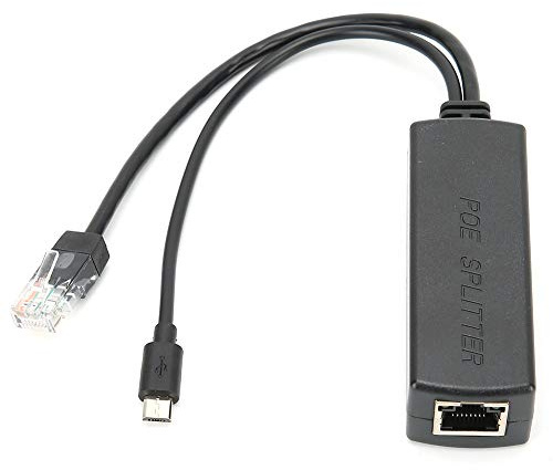 POE Splitter Stromversorgungsmodul, USB Isolationstrennkabel 48V auf 5V für Android Tablet, Micro USB