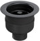 Top Fix Kitchen Sink Strainer – 90mm Stainless Steel Kitchen Sink Basket Strainer - Design for Easy DIY Installation | Watertight Seal, Drop-In Assembly (Matt Black)