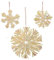 Holyart Strohsterne, 9-teiliges Set, Weihnachtsbaumschmuck, 6 und 11 cm, Natur, Sortiert