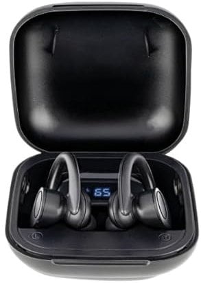 Grundig Kopfhörer Kabellos Bluetooth - True Wireless Sport Earbuds - Headset Bis zu 30 Stunden Spielzeit - USB-C Schnellladung - Bequemer Sitz - Schwarz