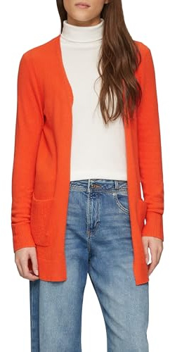 s.Oliver Lange Strickjacke mit Rippbündchen