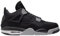 dz core Scarpe Da Ginnastica Air Retro 4, Nero Grigio Bianco, Scarpe Sportive Pallacanestro,Scarpe Da Runing,Palestra,Musucolazione,Aj4, Nero/Bianco, 44 EU Large