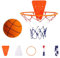 Silent Basketball und Hoop Set, Indoor Basketball Hoop, Mini Foam Basketball für Tür oder Wand montiert, für Quit Dribbling und Indoor Training