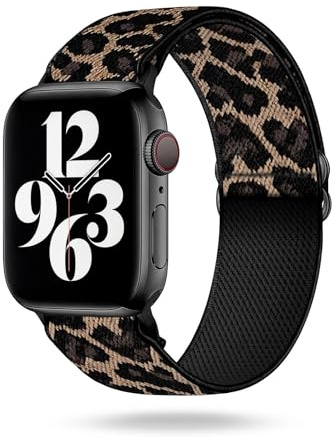 ONEFLOW Flex Loop Kompatibel mit Apple Armband Elastisch, Textil Stoff iWatch Armbänder Damen Herren Sport, Sportarmband Nylon Ersatz Watch Band Flexibel