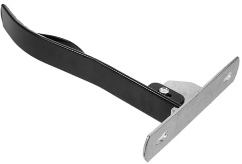 WEKAMOS Wandmontierter Zusammenklappbarer Sattelständer aus Metall Schwarzer Pferdesattelhalter für Western und Englischsättel Platzsparend für Reitstall und Pferdebox