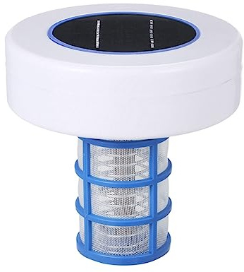 Buhdjfnke Solarbetriebener Pool-Ionisator-Reiniger, Schwimmbad-SPA-Brunnen-Reinigungsgerät