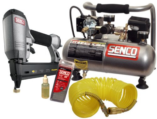 Senco PC0946/FP15KIT FinishPro 15 5/8 Zoll, 1-1/4 Zoll 18 Gauge Brad Nailer/Kompressor-Kit