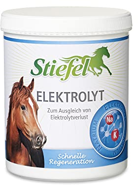 Stiefel Elektrolyt für Pferde, hochkonzentrierte Eletrolyte, zum Ausgleich von Elektrolytverlusten bei Hitze oder starker Anstrengung, Schwitzen, schnelle Regeneration, mit Magnesium, 1kg