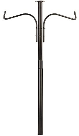 Pennington Feeder Pole Plus Bird Feeder Pole Black 5 ft