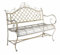Gartenbank Shabby Chic Bank Metall Sitzbank Garten Eisenbank Parkbank aja043 Palazzo Exklusiv