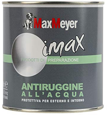 MaxMeyer Fondo antiruggine all'acqua per interni ed esterni GRIGIO 0,5 L