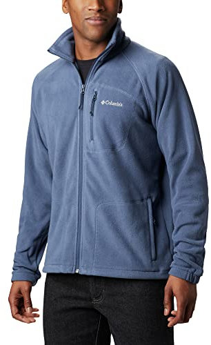 Columbia Fast Trek 2 Full Zip Fleece, Giacca In Pile Con Cerniera Intera Uomo, Dark Mountain, M