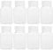 Artibetter 12Pcs 80ml Plastic Pill Bottles Empty Medicine Dispenser Bottle for Capsule Container Kitchen Women Cosmetic Home with White Cap