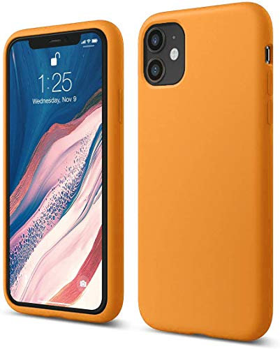 Silicone Matte TPU Case for Apple iPhone 11 Pro (Orange)