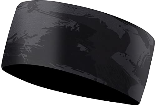 Stirnband Herren Sport - Breit Schweißband Stirn für Herren und Damen, Schnelltrocknend Ohrenschützer Haarband für Fitness Joggen Laufen Rad Wandern Tennis und Yoga