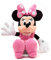 Disney Store Kleines Kuscheltier Minnie Maus, 33 cm / 12”, Kultfigur rosa Pünktchenkleid mit Schleife und gestickten Gesichtszügen, für alle Altersstufen geeignet