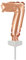 NEU Folienballon Geburtstagszahl Kuchen Cake Topper Zahl 7 Roségold, ca. 13 cm