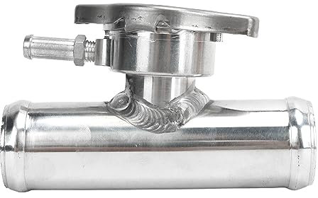 Goulot de Remplissage de Liquide de Refroidissement, Bouchon de Remplissage de Tuyau de Radiateur 32 Mm T6061 en Aluminium Antirouille avec Bouchon 16 Psi pour Voiture
