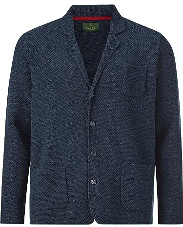 Charles Colby Herren Strickjacke Earl James Dunkelblau, 2XL (XXL) - 60/62
