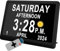 Véfaîî 10 Inch Large Digital Clock with Auto DST and Sun Moon Icons, Custom Reminders and Calendar, Day Date for Seniors Dementia Alzheimers' Clock with Remote Control