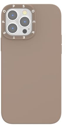 PopSockets iPhone 13 Pro Max Case Compatible with MagSafe, Phone Case for iPhone 13 Pro Max, Wireless Charging Compatible - Latte