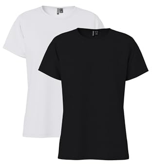 PIECES Female T-Shirt PCAMIRA 2-Pack | T-shirt