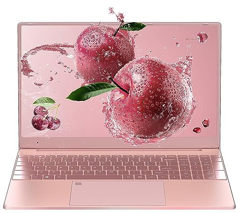 Amita Rose Gold Laptop 15.6 inch FHD IPS Screen, High Speed Celeron N5095(2.0-2.9Ghz), 16G DDR4 RAM 512GB SSD Business/Student Laptop Computer/Backlit KB (GB, 512)