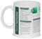 thedifferent Tazza Colazione Latte thè Mug Relax con grafica - Scorciatoie Shortcuts per Excel Mac ITA programma Grafica Video - idea regalo Compleanno Natale Collega Lavoro Amici Parenti