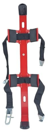 Jockel Supporto per auto per estintore da 6 kg, diametro 150 mm, fissaggio cinghia di serraggio