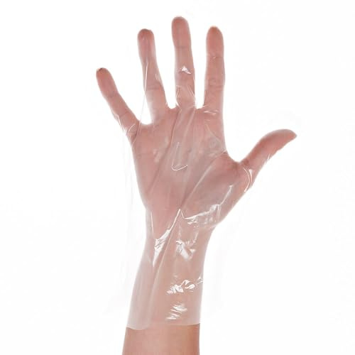 FRANZ MENSCH 2000 Stück CPE-Handschuhe Allfood, transparent, 8/M, 29cm | CPE-Handschuhe, Einmalhandschuhe, Folienhandschuhe