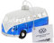 BRISA VW Collection - Volkswagen T1 Samba Bus Decorazioni natalizie in vetro in confezione regalo (blu)