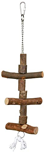 TRIXIE 5870 Spielzeug mit Kette/Tau, Rindenholz, 40 cm
