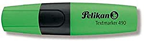 Pelikan Textmarker 490 grün 1pièce – Marker Marker (S) (grün, schwarz, grün, schwarz, grün, Multi, Tinte auf Wasserbasis, 1 Stück) (S)