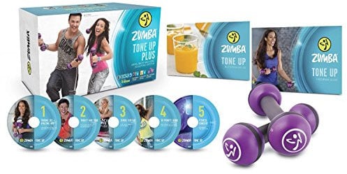 Zumba Fitness Tone Up 5 DVD System, Transparent, One Size, 888562067279