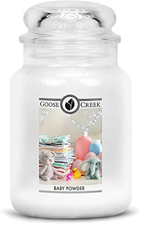 Goose Creek Duftkerze im Glas 2 Dochte Baby Powder 680 g