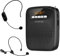 Portable Voice Amplifier Wireless & Wired Headset Microphone Speaker Mini Lightweight Personal Classroom Mic for Teachers Supports AUX Input,Bluetooth 5.0,Recording - S278UHF