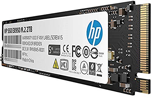 Hewlett Packard EX950 Disco rigido SSD interno 2TB 5MS24AA#ABB M.2 L:3500MB/s S:290MB/s